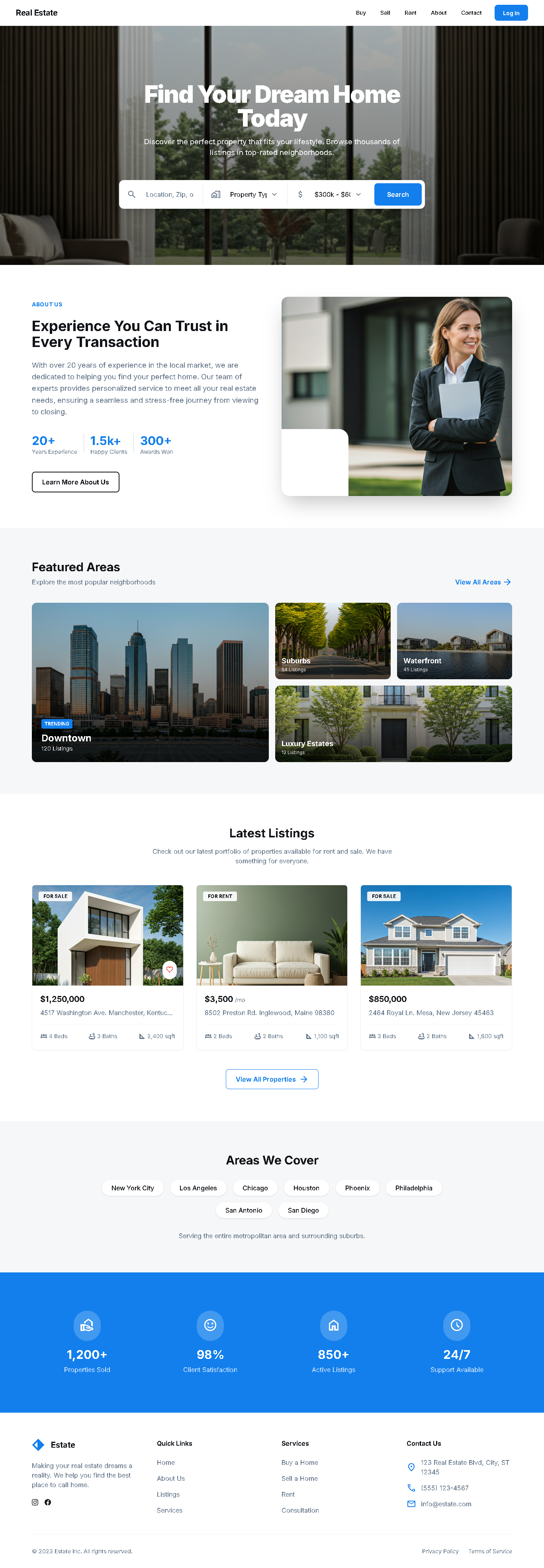 Real Estate Web UI